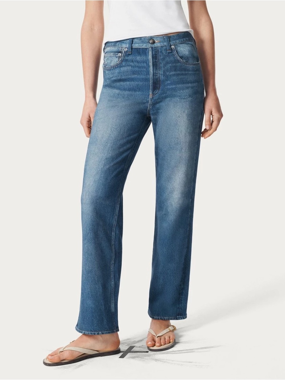 rag & bone Miramar Shea Ankle Relaxed Straight Pant
